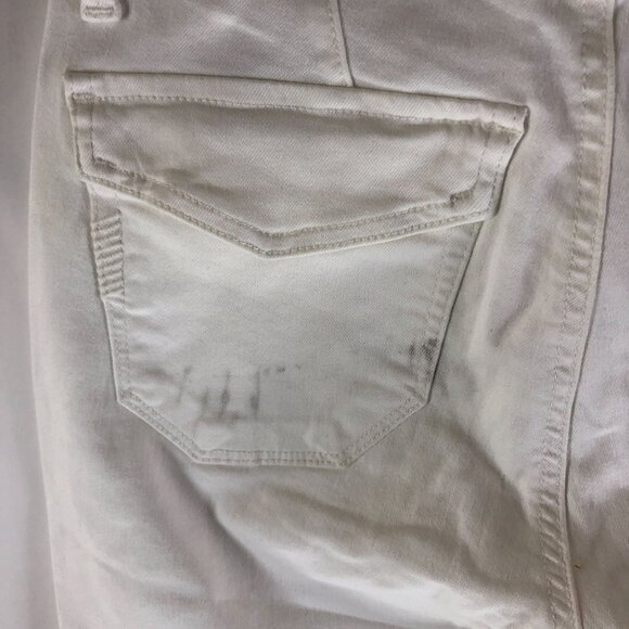 Paige Womens Mayslie Jogger Jeans Sweet Vanilla White Size 24 - Picture 3 of 5